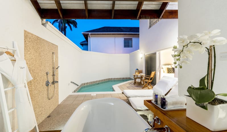 Calabash Luxury Boutique Hotel & Spa-Two Bedroom Suite with Pool Bath tub view_12139